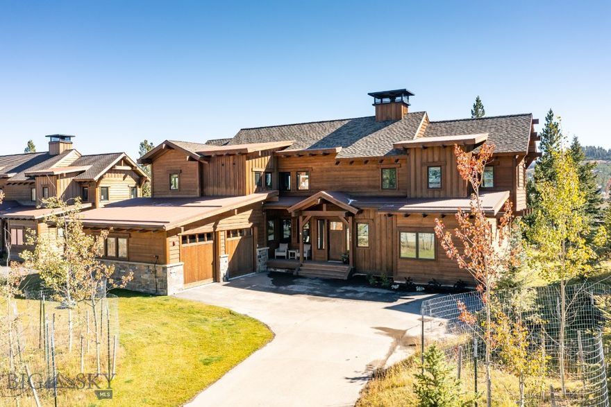Experience true mountain luxury in this fully furnished Highlands residence, a meticulously maintained and completely turn-key home offering unrivaled ski-in/ski-out access. Designed for both elegance and functionality, this 4-bedroom, 3.5-bath retreat features air conditioning, a two-car garage, a spacious mud/ski room, and a main-level primary suite for ultimate convenience. The expansive south-facing deck spans the length of the home, complete with a covered dining area and a private outdoor hot tub—ideal for entertaining or relaxing after an adventurous day on the slopes. Perfectly positioned within the community, you’ll be within walking distance to the Montage Big Sky hotel and the Spanish Peaks Clubhouse, while also enjoying seamless access to an extensive network of trails for skiing, hiking, and biking. A Golf or Ski Social membership at Spanish Peaks Mountain Club is available with this property; application, approval, and deposit are required prior to closing.