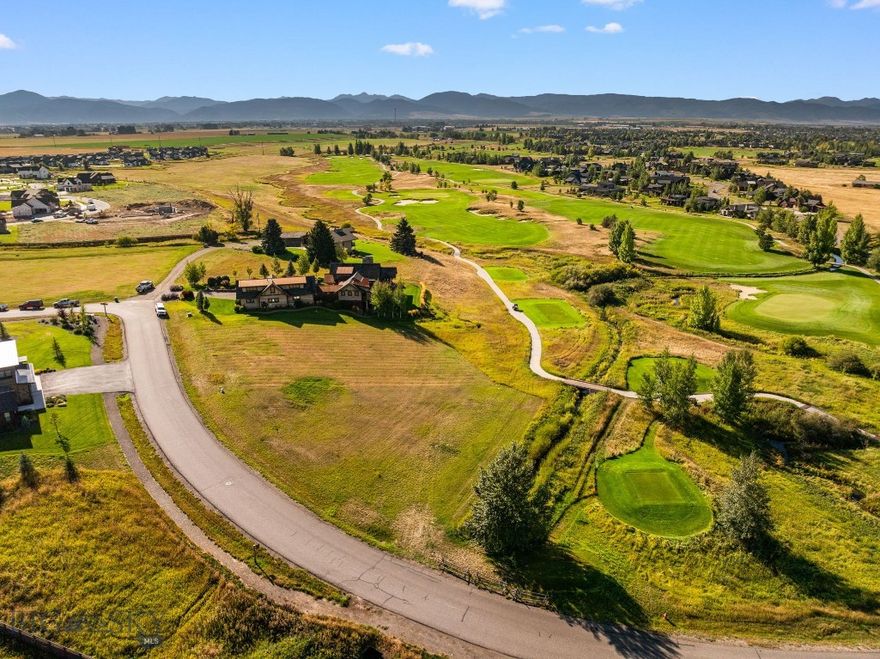 Exceptional .5-Acre Golf Course Lot in Black Bull. 
Welcome to Lot 289, an extraordinary opportunity to own nearly half an acre in Bozeman’s premier golf course community—Black Bull. Perfectly positioned along the #13 green and #14 tee boxes, this lot offers an enviable backdrop of unobstructed Spanish Peaks views and the serene sound of a seasonal stream tracing the western edge of the property. With utilities already in place, it’s ready for your custom Montana dream home.
Black Bull is widely regarded as one of the most sought-after private communities in the Gallatin Valley, centered around the award-winning Tom Weiskopf–designed championship golf course. Beyond the fairways, residents enjoy access to a state-of-the-art clubhouse with fine dining and a welcoming bar, a resort-style pool, a modern fitness center, and miles of groomed trails perfect for winter cross-country skiing. The community’s thoughtful design combines luxury living with outdoor recreation, offering an unparalleled lifestyle just minutes from Downtown Bozeman and the airport.
Whether you’re seeking a year-round residence or a seasonal retreat, Lot 289 provides the rare chance to build within one of Bozeman’s most exclusive neighborhoods while capturing stunning mountain and golf course views from your own backyard.