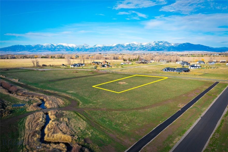 Build your dream home on this 1.6± acre parcel offering flexibility and stunning views. Enjoy sweeping views in nearly 360 degrees while also enjoying covenants that allow for an ADU and/or shop—providing excellent versatility and investment potential. Ideally located in the growing Four Corners area, this property offers convenient access to Bozeman, Belgrade, and Big Sky, and is situated within the sought-after Monforton School District. Outdoor recreation is just minutes away, with the Gallatin and Madison Rivers nearby, along with golfing at Cottonwood Golf Course.