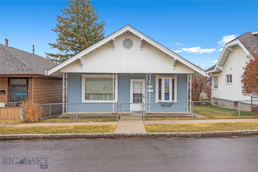 This 1920 bungalow sits in the heart of Uptown Butte, just minutes from Montana Tech and right in the middle of everything this neighborhood has to offer. The 3 bed, 2 bath layout is bright and functional, with natural light flowing through the front living space into the dining area.
The kitchen offers plenty of cabinet space and opens directly to a back deck. Two bedrooms and bathroom are on the main level, with a third bedroom and second bathroom in the basement, plus a bonus room.
Out back you've got a fenced yard and a detached 2 car garage with alley access. In Uptown, that's a real win.
Good bones, great light, and a location that just makes sense.
