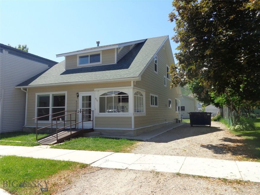 Large one and one-half story eastside residence with four bedrooms, one bathroom, main floor laundry and partial basement.  Features include upgraded exterior, two enclosed porches, hot water heat, landscaped yard with sprinklers and fencing and large metal garage and shop.