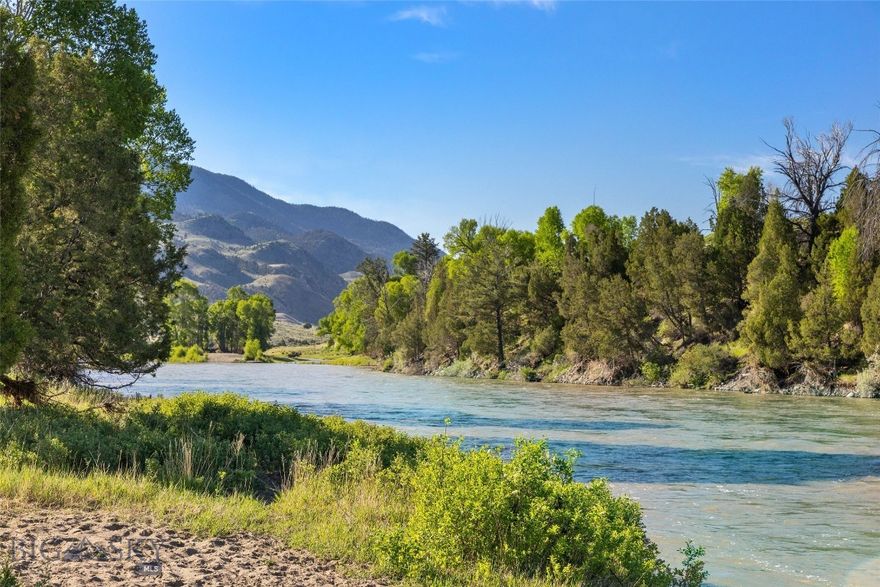 This exceptional 2.6-acre property offers increasingly rare Yellowstone River frontage with uninterrupted views of Sphinx Mountain and Electric Peak. Ideally located just 10 minutes from the charming town of Gardiner and the Ceremonial North Entrance to Yellowstone National Park, this is one of the few remaining opportunities to secure direct river access in this highly sought-after corridor. The elevated building site rests on a natural bench above a lower field, offering privacy and views of the river and surrounding peaks. Approximately 100 +/- yards of river frontage provide world-class fly fishing steps from your door, while nearby public access points expand opportunities for rafting, wildlife viewing, and seasonal recreation. The location strikes a perfect balance between seclusion and convenience as you are only 20 minutes away from Emigrant’s amenities, including Chico Hot Springs, Sage Lodge, and the historic Old Saloon - and 45 minutes to Livingston’s cultural appeal. For a wider
variety of shopping, dining, and additional amenities you are located just over an hour from the popular town of Bozeman. Travel is easy with Bozeman international Airport 75 mins away and Mission Field 45 mins away. Riverfront properties with this combination of scenic beauty, recreational access, privacy, and proximity to Yellowstone are increasingly scarce, making this a rare and valuable opportunity for those seeking solace in one of Montana's most sought after locations. Owner considering putting some restrictions on the property - ask agent for details. Buyer to verify septic and building requirements with the county.