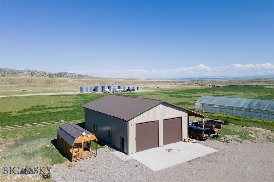 Now Is The Time To Buy Your Very Own Shop On 1.5 Acres! 
The Green House Is Not On This 1.5 Acre Lot And It Is Not Part Of This Sale. 
Being Just Over A Mile North Of Wheat Montana & I90/HWY 287 Intersection, It's Close To It All. 
This Location Is On Your Way To Canyon Ferry! The Heated Shop Is 40x60 for 2400 Sq Ft In all. 
The Inside Is Wide Open And Ready For All Your Uses, Work And/Or Play. 
TWO 14 Foot Tall Overhead Doors, Plus 2 Human Sized Exterior Doors. Full Size ADA Bathroom And Shower. 
The Covered Lean-To Is 14 Feet Wide By 60 Feet Long. Private Well And Private Septic. 
Tons Of Parking, Inside And Out! Plenty Of Space To Spread Out. When You Are Ready To Buy, Give Us A Call!