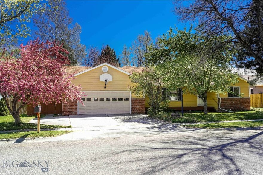 Are you searching for a home in a quiet neighborhood with mature tree-lined streets? Welcome to 414 Meagher St in Bozeman. This reserved 3-bedroom, 2-bath single level house has a sizeable kitchen-dining area, and great living room. The back yard, which is home to considerable trees, makes a great home for birds singing in the morning while you enjoy a coffee on your back porch. This prime location is located off of Durston which leads to parks, shopping, restaurants, and all the amenities Bozeman has to offer. Come see why Bozeman is one of the last best places to live.
