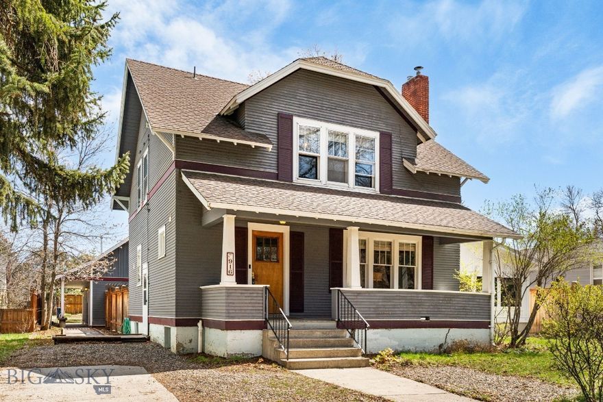 Historic Bon Ton District Gem with Guest House, Sauna, Pool & Double Lot

Step into timeless charm with this beautifully maintained historic property, ideally located just blocks from downtown and Montana State University. Nestled in the sought-after Bon Ton Historic District, this rare offering spans two spacious city lots. The property also includes a two-car garage and additional carport for ample parking and storage.

The 2791 sq ft main residence features 3 bedrooms and 2.5 bathrooms, highlighted by warm inviting living spaces and distinctive architectural details throughout. Gather around the wood-burning stove with its built-in pizza oven—perfect for entertaining or enjoying cozy evenings at home.

A separate 1078 sq ft guest house (ADU) adds exceptional versatility, offering 1.5 bedrooms and 1 full bathroom—ideal for guests, rental income, or a private office or multifamily living. Bringing the total square footage of the property to 3869 sq ft. 

Outdoors, the property truly shines. The expansive backyard is a private oasis filled with mature trees, offering a space to relax or entertain. Enjoy year-round wellness with a private sauna, outdoor shower, and an indoor swim spa pool.

With its unbeatable location, historic charm, generous lot size, and flexible living options, this is a rare opportunity to own a truly special property in one of the area’s most desirable neighborhoods.

Schedule your showing today and experience the unique character and lifestyle this one-of-a-kind home has to offer.