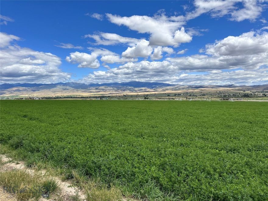 Looking for a property to be able to grow your own hay? Take a look at this 20+ acre piece with irrigation rights from Madison Irrigation Company! Property is planted with a newer stand of alfalfa/grass mix. Canal on the west boundary, county road and large piece of state land on the south. Just a short distance from the great little town of Alder, Montana with 360° views of the mountains. Lots of recreational opportunities in the area with Ruby reservoir just a short drive up the road. Don’t miss this opportunity as in Montana you don’t just purchase property you buy a lifestyle!
(Water rights are not on the canal in the photos but the canal does run along the property boundary)