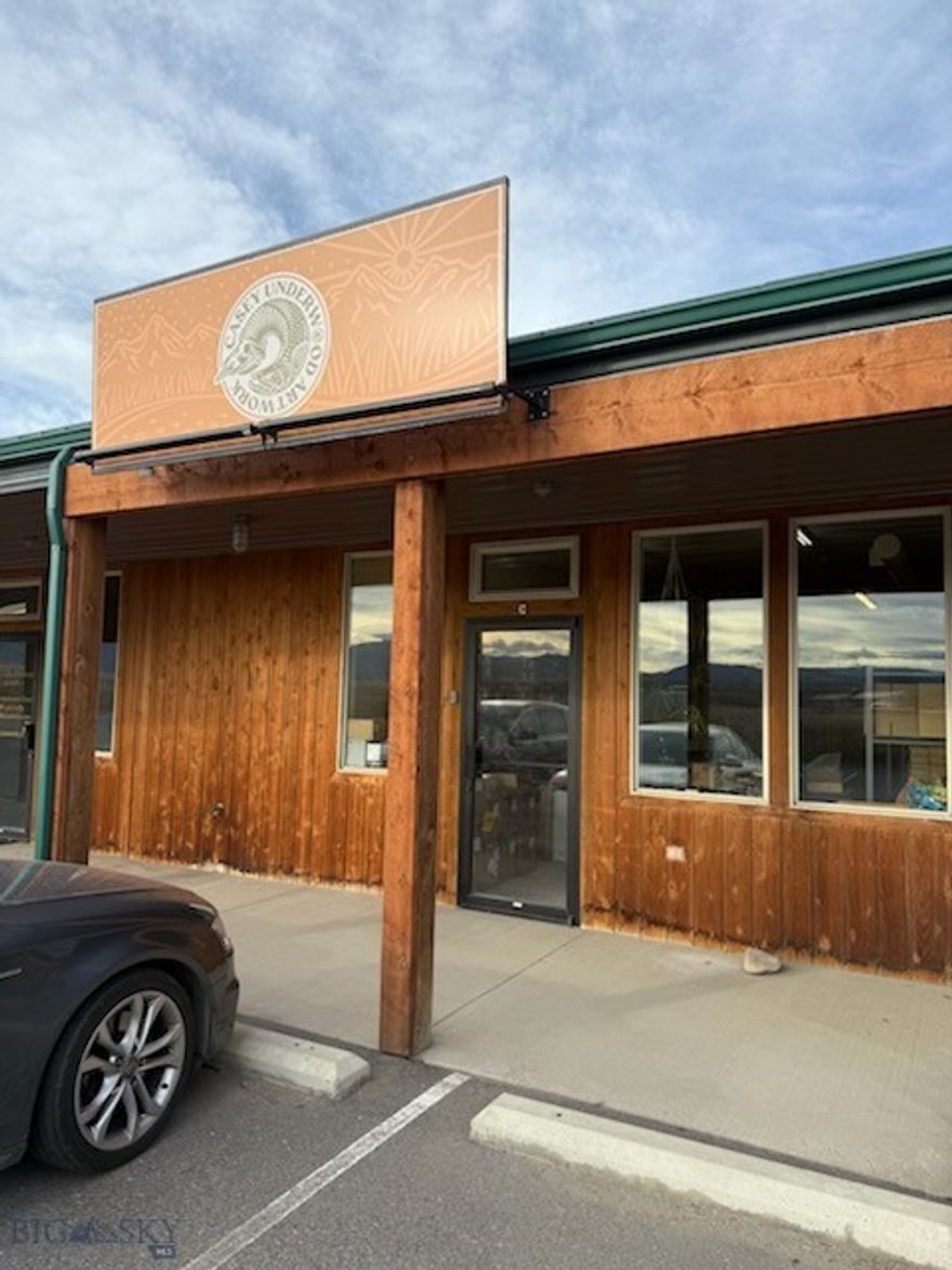 1200 Sq Ft Retail, Office, Service unit for lease. Perfect for retail, service, office, you name it! This unit has storefront windows, great visibility along Gallatin Rd, a small overhead door in the back, and huge potential. Approximately 18k cars a day, so this is a perfect location to capture all Big Sky Canyon Traffic. $1,915/month + Utilities (gas, electric, data). No Cannabis.