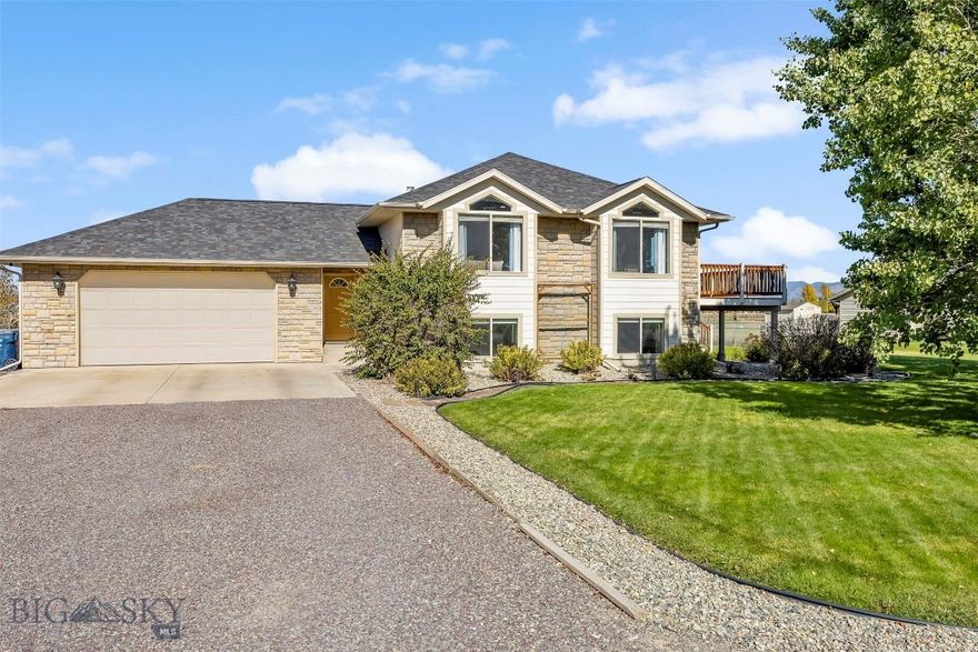 This stunning 4 bedroom, 3 bathroom home offers over 2,600 square feet of thoughtfully designed living space on just over an acre, perfectly blending country tranquility with convenient access to town. Inside, you’ll find an open concept layout featuring vaulted ceilings, abundant natural light and a spacious kitchen with modern appliances. The fully finished basement provides extra living space ideal for a family room, home office or guest quarters. Step outside to enjoy panoramic mountain views, a beautifully landscaped yard and plenty of room for outdoor entertaining or future projects. The attached garage offers ample parking and storage. This home is just minutes from Warren Elementary School and Lifestyle Park. Enjoy morning walks, nearby playgrounds and a strong sense of community all while being only a short drive from downtown Helena. Whether you’re looking to relax, entertain or simply take in the scenic views 2710 Lifestyle Lane offers the perfect place to call home!