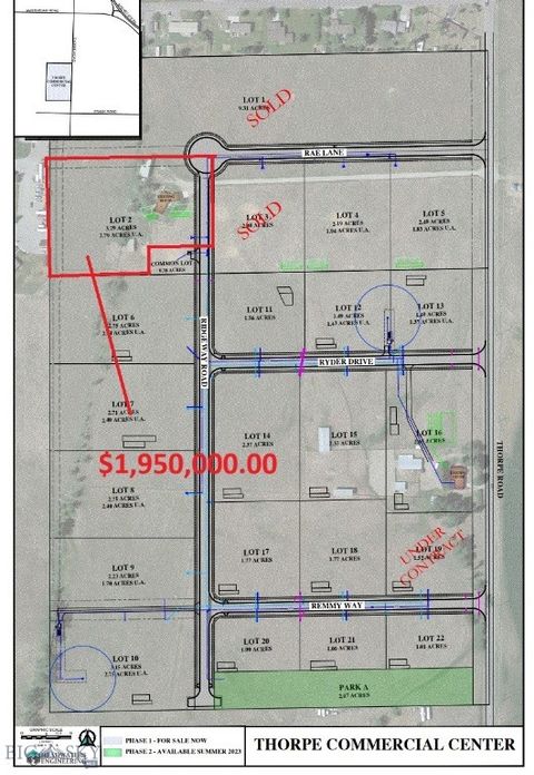 Photo of TBD Ridgeway Thorpe, Belgrade, MT 59714 (MLS # 410300)