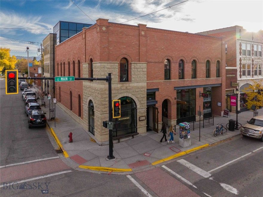 The Krueger Building is a legacy investment opportunity located in Historic Downtown Bozeman!  Originally constructed in 1885 and completely rehabbed in 2007/8.  This iconic property sits in the thick of Downtown on the SW corner of Main Street and South Bozeman Avenue.  The property houses some of Bozeman's finest establishments; contributing to the unique fabric of Downtown.  This is a low risk, low maintenance, low mgmt, fully leased (NNN leases w/ renewal options) investment opportunity.  A fantastic step into the Downtown Bozeman marketplace.  Call today to schedule a tour.
