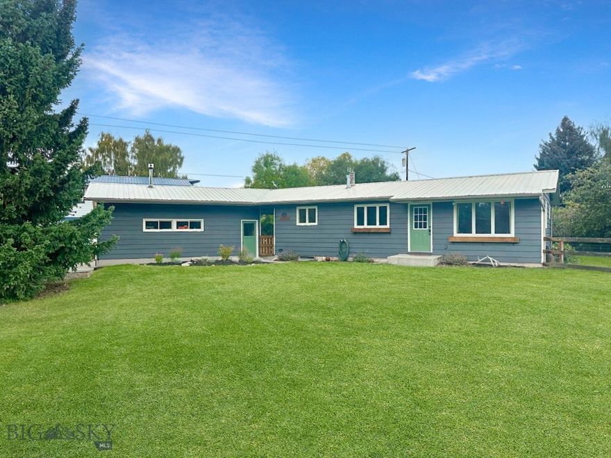 Beautifully updated ranch-style home in the highly sought-after Hillcrest School District, just minutes from the Butte Country Club. This 4-bedroom, 2-bathroom residence blends timeless charm with modern upgrades. Step inside to discover an open floor plan featuring gleaming hardwood floors, a newly remodeled kitchen with custom tile, stainless steel appliances including a gas range, butcher block countertops, and a spacious living room perfect for gathering. The main level offers two generously sized bedrooms and a full bathroom with a custom-tiled walk-in shower. The fully finished basement expands your living space with two additional bedrooms, a large family room, a full bathroom with a claw-foot tub, abundant storage, and a convenient laundry area. Outside, enjoy the oversized detached two-car garage equipped with a wood-burning stove, underground sprinkling, raised garden beds, and a covered patio ideal for entertaining year-round. The expansive yard provides both space and privacy. This home truly has it all—style, functionality, and location!