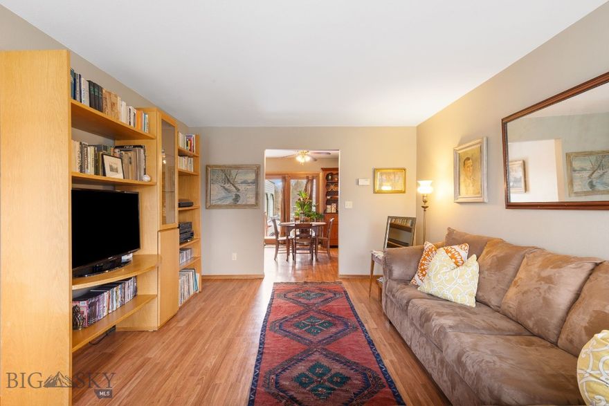 Beautifully maintained 3-bedroom, 1.5-bath condo offering comfort, functionality, and a long list of improvements. This move-in ready home features new flooring throughout, newer matching appliances and a well-cared-for interior that reflects pride of ownership. Enjoy peaceful living in a quiet neighborhood with stunning Bridger Mountain views. The practical floor plan places all three bedrooms on the same level, while a detached 1-car garage adds convenience and extra storage. With numerous updates and thoughtful improvements already completed, this condo is an exceptional opportunity for low-maintenance living in a desirable setting. The seller has enjoyed the close proximity to MSU and to either side of town. Traveling has been a breeze with this lock and leave condo as well and they appreciate that there are only 4 units in the building.