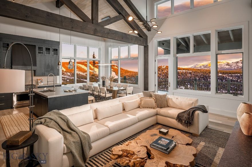 Welcome to the incredible Inspiration Point neighborhood that boasts the best views in Big Sky. Residence 11C, offered Unfurnished, is a 'cool' interior finish package—a contemporary mountain oasis that invites you to reconnect with nature. Situated in the exclusive Spanish Peaks Mountain Club, this exceptional home offers stunning views of Lone Mountain and the Spanish Peaks. This residence is a 5 bed, 6 bath, 4,146+/- sq. ft modern mountain retreat that seamlessly blends comfort and serenity. Boasting vaulted ceilings and a covered balcony and patio, an open concept kitchen with high-end appliances, walk-in closet off the primary bedroom, wet bar on the lower level, hot tub, and large flex room suited to let your imagination run with possibilities, this residence is one you'll want to visit. 
 
As a member within the Spanish Peaks community, you will enjoy unparalleled amenities, including alpine and Nordic skiing, snowshoeing, golfing, mountain biking, hiking, horseback riding, fly fishing, guided tours of the Greater Yellowstone area, spa treatments, fine dining, and more—providing endless opportunities for adventure. After an exhilarating day, relax in the member Clubhouse or at Montage Big Sky, or unwind by the wood burning fire or hot tub in your home. Nestled adjacent to the new 10-hole Par 3 course, Tom's 10, and the vast Spanish Peaks Mountain Club trail system, Residence 11C is a prime location for all recreation. Dive into scenic flow trails designed for thrilling mountain biking or explore hiking paths that take you to the serene Fish Camp or the stunning Inspiration Point Lookout Pavilion. Experience the perfect blend of luxury and outdoor adventure at Inspiration Point, where extraordinary moments create lasting memories.

Photos shown depict a similar residence in the same finish package; a furnishing package may be arranged upon Buyer request for an additional cost. A Signature Golf Membership or Social Membership is available and required for this property.