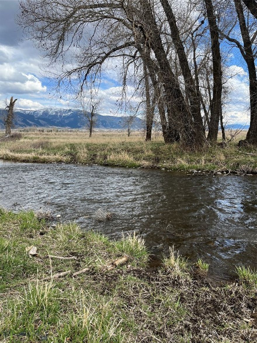 Exceptional 20+ acre lot just north of Belgrade.  Private road access to the COS.  Beautiful views, creek runs through the lot, water right information to follow.  Easy access to Belgrade and the airport.