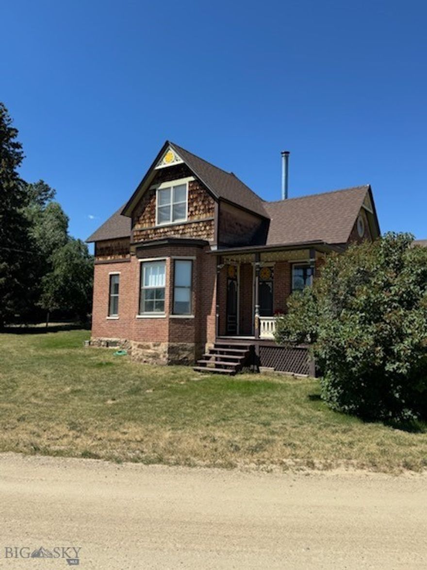 Discover a unique opportunity in the Pony, MT! Step outside onto the deck and behold the views of Pony Valley and Hollow-Top. This special home showcases 1,685 sf on two floors, originally constructed in 1900 and thoughtfully updated in the early 1990's. The historic character consists of a Kitchen, Sunroom, Living room, Family room, laundry room and 3/4 bathroom on the first floor, 3 bedrooms on the 2nd floor and a single car detached garage with attic space storage. Conveniently located just an hour from both Bozeman and Butte.