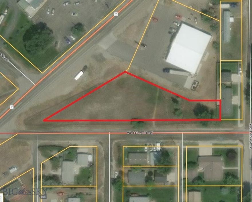 Located in the heart of Three Forks sits this very visible and much desired commercial lot. This great corner lot sits right next to the Family Dollar and directly across the street from the Three Forks Market and Saw Dust and Steel. Amazing possibilities to build your business!
