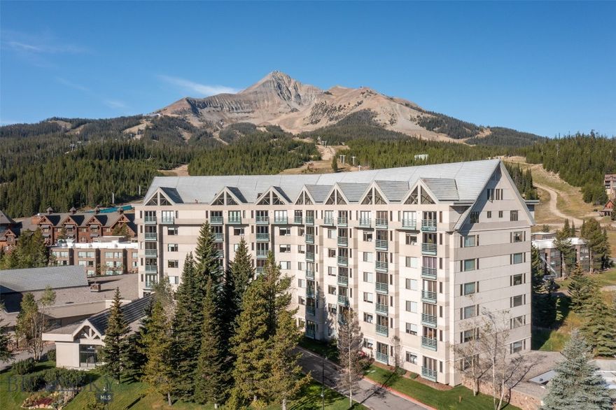 This 3rd-floor Shoshone condominium offers a premier Mountain Village location with breathtaking views of the surrounding Montana wilderness. Positioned in the heart of Big Sky Resort, this ski-in/ski-out property delivers unbeatable access to the slopes—just steps from the lifts and base area amenities.

Offered fully furnished and turn-key, this 1-bedroom, 2-bathroom unit comfortably sleeps six and is thoughtfully designed to maximize space and comfort. Enjoy a welcoming open-concept layout, well-equipped kitchen, and large windows that capture stunning vistas. 

Shoshone owners and guests enjoy an impressive suite of resort-style amenities, including a heated indoor/outdoor pool, fitness center, sauna, concierge services, valet, maid service, dedicated parking, and more. Whether you're looking for a rental investment or a mountain getaway for year-round enjoyment, this property offers tremendous value in one of Big Sky’s most iconic locations.