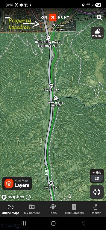 Gallatin Canyon - Land