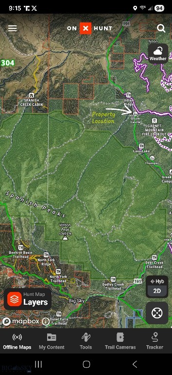 Gallatin Canyon - Land