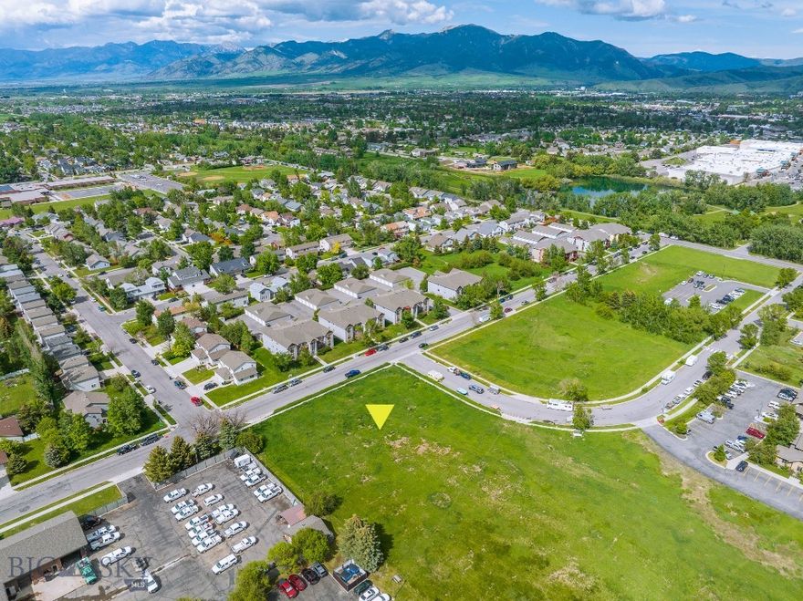 Quality infill lot in a great location, just off Huffine with some of the highest traffic counts in and around Bozeman. Great access via Fallon or Laramie, Parkway Plaza is already home to some solid businesses boasting attractive, well-kept buildings with more currently being added. Mature neighborhoods and trees surround it yet new development to the south and west will continue the momentum this area has. This location is less than a quarter mile from the redevelopment of the Gallatin Valley Mall and the new Whole Foods. Now many more approved uses with change to B-2M zoning, bring your vision and grow your business on Laramie Drive in Bozeman, Montana.