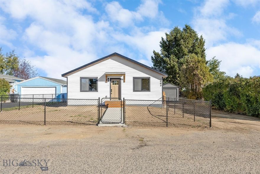 Welcome to 1483 Easy Street in Butte, Montana. This new construction 1,200sqft +/- floor plan consists of 3 bedrooms, 2 full-baths, an open concept living room & kitchen, along with a 240sqft +/- detached single car garage on a 6,011sqft+/- lot. The master-bed & bath will be located on the east-side of the home offering privacy from bedrooms 2 & 3. The home will feature southern facing windows to capture nature light, quartz countertops, soft-close cabinetry, tongue & groove soffit, & electric-heat for low maintenance living. New black fencing.