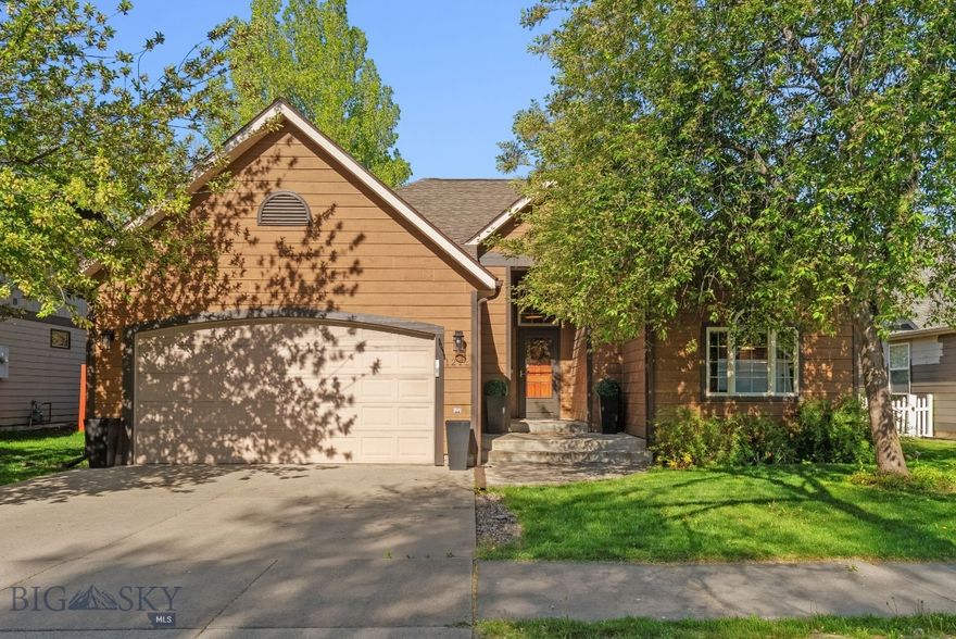 If you've been hunting for a Bozeman home where the work is already done, this is it. The list of upgrades is extensive and includes all new flooring, appliances, lighting, countertops, roof, window coverings, and so much more.
This stylish 3-bedroom, 2-bathroom single-level home is centrally located in Bozeman's desirable Harvest Creek neighborhood. With easy access to shopping, dining, Historic Main Street, and endless outdoor adventures, everything that Bozeman has to offer is at your doorstep.
The home features an open-concept living area with vaulted ceilings, beautiful natural light, a gas fireplace, and an efficient floor plan that flows seamlessly from the living room to the kitchen and dining area, making everyday living and entertaining feel effortless.
The kitchen windows look out into the fully fenced backyard with mature trees, a recently re-stained patio, and a hot tub, offering a private outdoor sanctuary. The primary suite features a spacious en-suite bathroom with dual vanities. Two additional bedrooms share an updated full bathroom.
Harvest Creek offers neighborhood parks, walking trails, and quick access to Oak Street, North 19th Avenue, Bridger Creek, and Downtown Bozeman. The location puts Montana State University, Bozeman Health Deaconess Hospital, and Gallatin Valley Mall within a short drive, with Bridger Bowl and Hyalite Canyon roughly 20 minutes away.
Low maintenance, stylish, and refreshed top to bottom, 1213 Buckrake delivers turnkey single-level living in the heart of Bozeman.