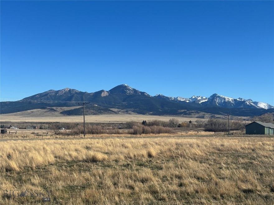 2.42 Acres in Pivot Point Subdivision | Unimpeded Mountain Views

Rare opportunity to own one of the last remaining lots in the desirable Pivot Point Subdivision. This 2.42-acre flat, build-ready parcel offers stunning, unimpeded mountain views and a peaceful rural setting just minutes from downtown.

Located approximately 3 miles from downtown Livingston, the property provides the perfect
balance of privacy and convenience. Enjoy expansive views protected by HOA open space
directly across the street, preserving your mountain backdrop.

Power is to the lot, and light covenants offer flexibility for your Montana dream home. The parcel features access from both the front and back, adding to its functionality and appeal.

Surrounded by well-maintained homes with pride of ownership, this neighborhood offers a
welcoming and established setting. Outdoor recreation is at your doorstep, including world-class fly fishing on the nearby Yellowstone River, and Yellowstone National Park less than an hour away.

A unique opportunity to secure a premium homesite in one of Southwest Montana's most sought-after
areas.