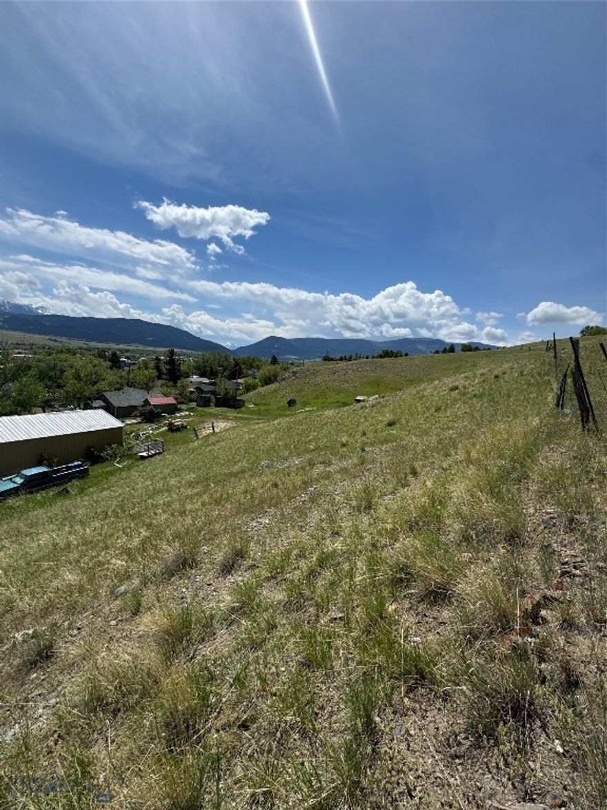 Incredible development opportunity in the heart of Livingston! This elevated lot on North G Street offers sweeping views of the surrounding mountains and town below. Perched on a gentle hillside, the property features four potential building sites, ideal for condo or townhome development. Whether you're looking to build a private residence or an income-generating multi-unit project, this lot offers the flexibility and setting to bring your vision to life. An existing easement provides added access and utility potential. Enjoy the charm of Livingston just minutes away while taking in the breathtaking views from your future build. Don’t miss this rare opportunity in one of Montana’s most iconic small towns!