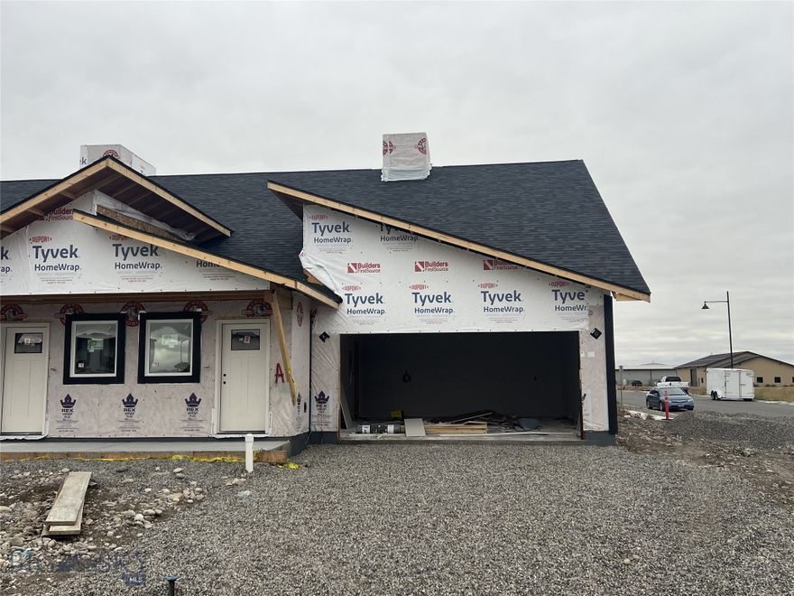 Welcome to the desirable West Post community! Available now are four brand-new under construction townhomes, each offering 3 bedrooms and 2 bathrooms in a thoughtful 1,500 sq. ft. layout.  The main level is designed for convenience, featuring a primary suite, kitchen, living room, laundry area, and an oversized two-car garage. Upstairs, you’ll find two additional bedrooms and another full bathroom. The exterior boasts contemporary and modern architecture with metal roof and siding accents, while the covered front porch provides stunning views of the Bridger Mountains. 

You’re just one block from Askin Park, where you can enjoy the huge playground, covered picnic tables, a pond with a beach area, a fenced dog park, and a soccer field, all connected by a landscaped trail system. Conveniently located near I-90 and the BZN airport, you have seamless access to both Belgrade and Bozeman.  With quality construction, thoughtful design, and an unbeatable location, these homes offer exceptional value in one of the valley’s most exciting communities.

(Note: Construction is expected to be completed in the coming months. Photos are a representative sampling from the various units.)