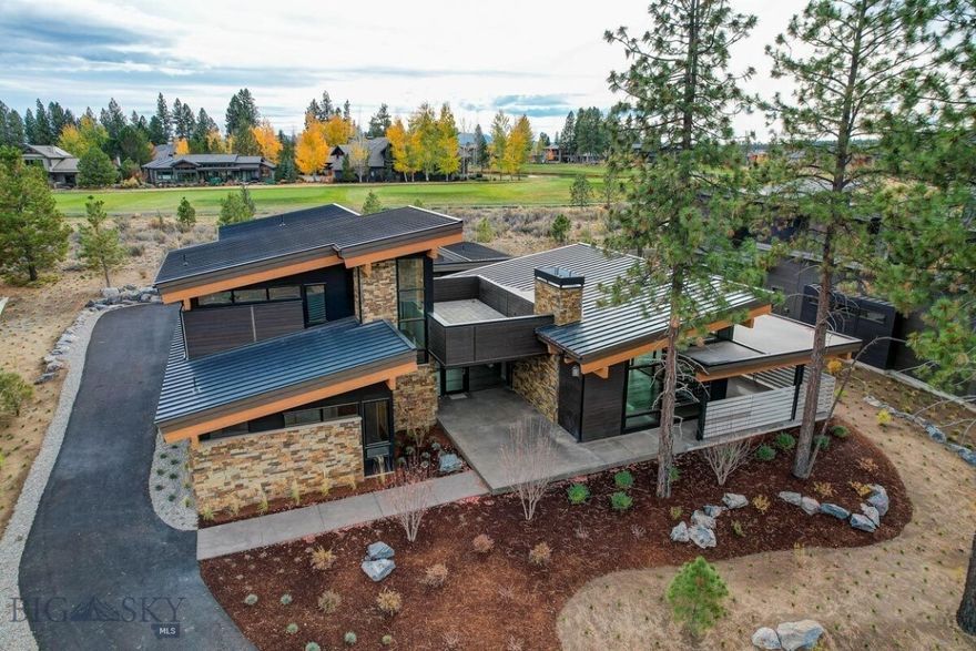 The first custom build in Bozeman's newest luxury community, River Road Estates! Soak up the incredible 360° views and serenity of the mature trees. A local, renowned builder is ready to break ground on this beautiful 3.71 acre lot, a rarity in today's building environment. This mountain modern retreat enjoys an open and functional floor plan, chef's kitchen, private courtyard, and roof top deck. The main floor master enjoys a luxurious en suite bathroom and huge walk-in closet. You will find two more en suite bedrooms on the main level, as well as a large laundry/mudroom and spacious 3-car garage. The upper level boasts a game/bonus room, a fourth bedroom and bathroom, as well as a perfectly-positioned rooftop deck to soak up the surrounding riparian landscape and mountain views. The current plan has the ability to add a basement and customization options are available, allowing you to make this your ultimate Montana dream home.