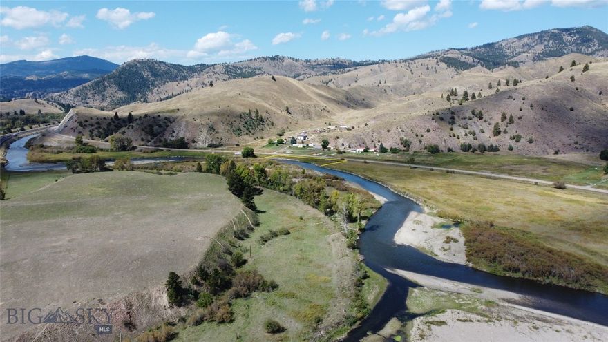 Discover this rare 1-acre riverfront property on the Clark Fork River, just west of Drummond, MT. Enjoy year-round access from a paved frontage road and immediate proximity to some of Montana’s best fishing, floating, and hunting opportunities.

Whether you're looking for a recreational basecamp, a quiet escape, this property offers the perfect setting to launch all your Montana adventures. Start your personal getaway right here on the Clark Fork.
 There is a covenant restricting any structures requiring a septic system. This is a recreational property that one could easily put up a poll barn for a trail trailer or motor home to be parked in the spring for fishing and floating in throughout the summer , then hunt the nearby USFS access' in the Fall