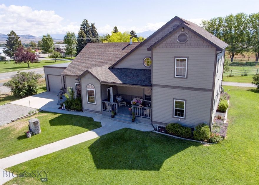 Live-Work Dream Property in Manhattan – No Covenants or HOAs!

Spacious 4 Bed / 4 Bath Home / 810 sqft 4-Car Heated Garage + Heated Shop on nearly ½ acre

Discover the perfect blend of home comfort and workspace functionality with this stunning 4,600+ sq ft custom home on a beautifully landscaped 0.48-acre lot in scenic Manhattan. Ideal for entrepreneurs, tradespeople, or anyone seeking flexible living with unmatched Montana charm and freedom—no covenants, no HOA restrictions.
Large kitchen with huge pantry, great room with 2 story vaulted ceiling, main floor master bedroom, upper bedrooms with full jack n jill bath.
Open floorplan with beautiful wood accents, radiant floor heating, central vacuum system, water softener, kitchen counters are from the Historic Manhattan Bowling Alley, Unique Old-School light fixtures, a private Office with separate entry – Ideal for In-Home Business!
Shop Details:
30’ x 40’ Heated Wet Shop
Ready for mechanics, woodworkers, cabinet makers, countertop installers, and more

Fully equipped with 1/2 bath and ceiling tube heating – a true turn-key professional workspace
along side shop, motorhome parking with septic clean out site


Outdoor Living:
Covered front porch with mountain views & unforgettable sunsets

Expansive back patio with fire pit, hot tub (covered), and open-air lounging

A rare find for entertaining or peaceful evenings under the Big Sky

This one-of-a-kind live-work property combines thoughtful craftsmanship with practical amenities, all in a location that celebrates Montana’s independent spirit. Whether you're looking to run a business from home, enjoy room to grow, or simply settle into a unique and welcoming space, this home is a must-see!