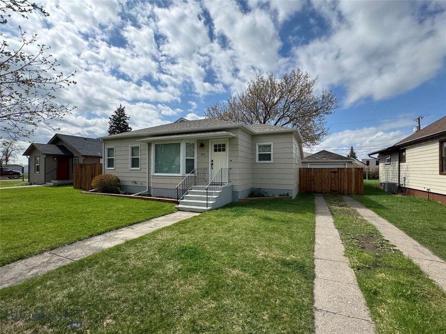 Welcome to your new home! This updated 2 bedroom, 1 bathroom main level is perfect for a growing family with a kitchen and dining area that leads into the living room with beautiful large picture windows and laminate flooring. The basement level features an additional bedroom, bathroom, and family room, as well as a convenient laundry area. The property also includes a privacy fence, underground sprinklers and a detached 1 car garage and a detached 3 car garage for all of your toys and projects with alley entrance. You'll love the low maintenance laminate and vinyl flooring, as well as the stainless steel appliances. The underground sprinklers make it easy to keep the lawn looking great. Don't miss out on this fantastic opportunity to make this house your new home.