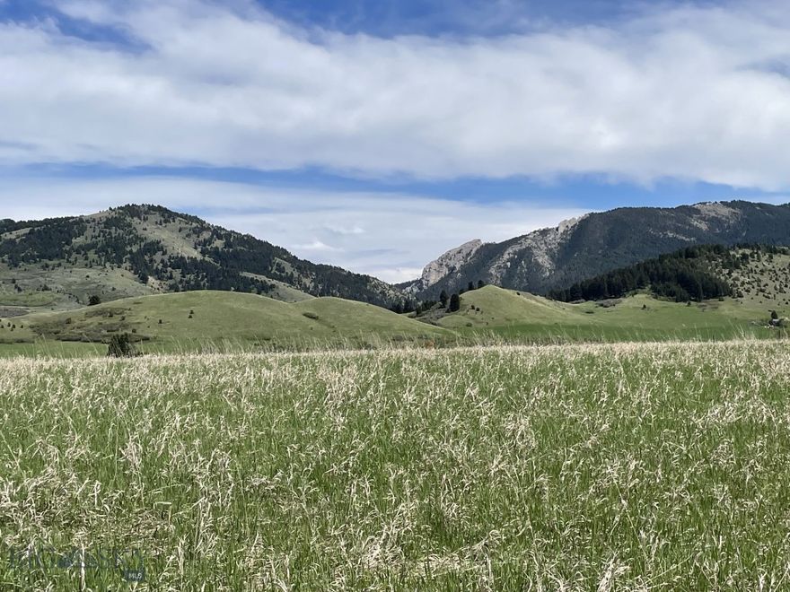 "Rare, sought after, exclusive, legacy, coveted"...these descriptions are attached to parcels of land all across the valley. This 8 acre parcel truly can be described in these terms. It truly is an incredible opportunity to purchase a relatively large acreage just south of Bozeman in an exclusive location that provides panoramic 360 degree views of mountains, sunsets, and the valley, easy access to town as well as the interstate and still only minutes from the Mount Ellis, Bear Canyon, and New World Gulch trailheads. The property is smooth wire perimeter fenced and features an elevated building site in the center of the parcel, a mountain stream that is a part of the East Gallatin River headwaters, and native alder and chokecherry landscaping This is an area of fine homes, cool mountain breezes in summer, and substantial snowfall in winter. Montana State University as well as the Bozeman Deaconess Hospital are less than 5 miles distant. If you are catching a flight out of town, or arriving on a late flight home, the Bear Canyon entrance/exit to I-90 is only just over 1 mile away. If building that "Forever Home" is in your future, then come see this wonderful property soon. You will love the location, the views, and the "Presence" that this property provides.