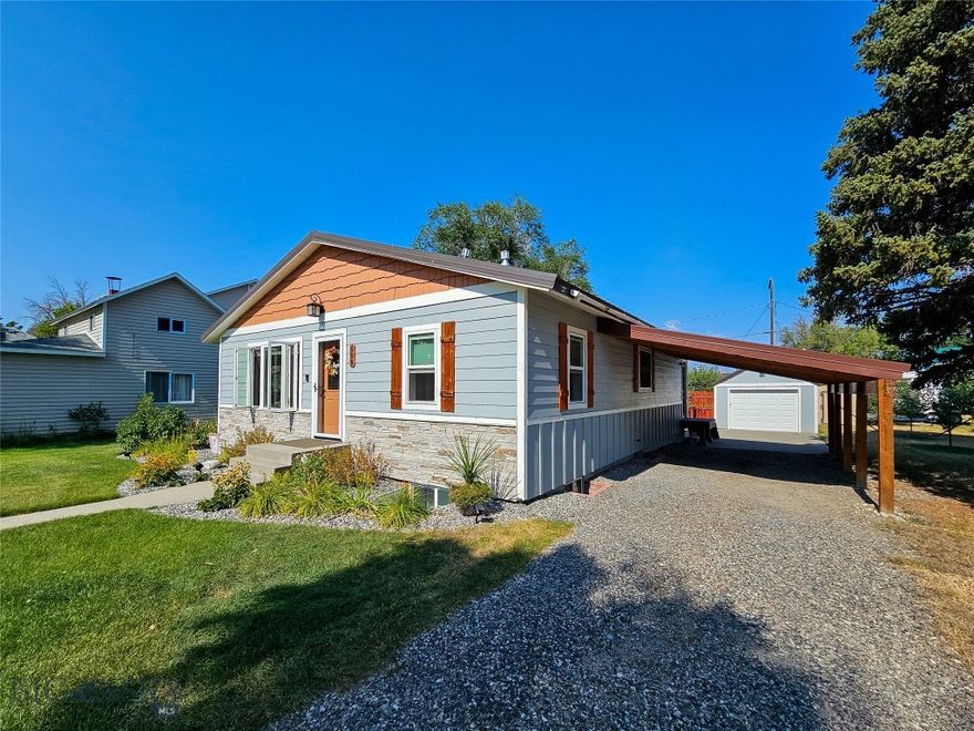This beautiful family home is move-in ready and perfectly located just three blocks from the grade school in a quiet residential neighborhood. Completely updated inside and out over the past four years, it offers modern comfort with plenty of charm.

The home features 3 bedrooms and 2 ½ baths, including a spacious master suite with a large bath. The open-concept kitchen and living area create a welcoming space for everyday living and entertaining. Downstairs, two additional bedrooms with egress windows, an office and living room with gas fireplace provide comfort and natural light, along with a handy dog wash sink for pet lovers.

Enjoy the outdoors with a private, landscaped backyard complete with a garden area and patio just off the dining room’s sliding glass doors. A one-car detached garage, carport, and storage shed add convenience, while generous storage throughout the home makes organization easy.

A great combination of updates, space, and location—this home is ready for you!