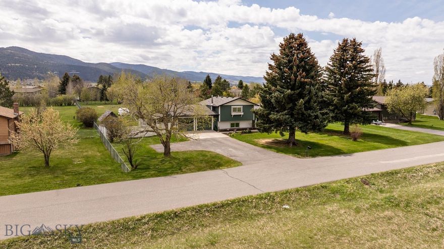 Rare opportunity to create something truly special in an exceptional setting. Select photos have been virtually staged to illustrate the home’s potential and possible design concepts.  Property is being sold AS IS and will require updating and improvements, but the combination of acreage, privacy, enduring view corridors, and premier location offers tremendous long-term value and upside.


Set on nearly an acre in Bozeman’s sought-after south side, 1506 Park View Place offers the kind of value buyers chase—protected mountain views, usable land, privacy, and long-term upside—all tucked within a quiet, established neighborhood just minutes from town.


This is your chance to step into a home and have the freedom to create a space that reflects your own vision, style, and priorities—on your timeline.


With mountain views from both the front and back of the property and a community park directly across the street, the setting delivers what’s increasingly difficult to find: open space, mature trees, and views that aren’t likely to disappear. The expansive lot, strong-producing 30 GPM well, light covenants, no HOA, and no city taxes add even more flexibility and long-term appeal.

The home offers 3 bedrooms, 2 bathrooms, and 1,722 SF including a finished basement. A new roof has already been completed on both the home and shed, allowing the next owner to focus on cosmetic updates and immediate equity potential rather than major structural expenses. Surrounded by higher-end subdivisions that continue to perform, this property presents a compelling opportunity for both homeowners and investors alike.

Whether you’re looking to design your dream property, create additional living potential, or simply invest in one of Bozeman’s strongest locations, this property checks the boxes:

• Buy into the location—then make it your own
• A blank canvas with immediate upside potential
• Create a home tailored to your lifestyle
• Improve and personalize over time
• Opportunity to build equity through smart updates
• Greater control over your investment with no HOA and lower ongoing costs

This isn’t an overwhelming project—it’s an empowering opportunity. The kind of property where thoughtful improvements can translate into meaningful value. If you’ve been waiting for a place where you can express your style, grow into the home over time, and secure a strategic piece of Bozeman real estate, this one deserves your attention.