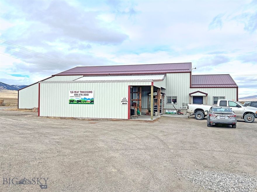 Incredible opportunity to purchase this premier meat processing facility with its impeccable reputation for quality of service and processes! A vast, loyal clientele has been built over the last 20 years and the opportunities of continued growth are endless. Located in Dell, it is the only State-Inspected meat processing facility in Beaverhead County, where the cattle outnumber the people. Not only is L & S Meat Processing the premier location for SW Montana, it is licensed for business in the entire State. With the addition of USDA inspection and being located just 30 minutes from the Idaho border, the opportunities to increase revenues even further across state lines are phenomenal. This is a turnkey opportunity with all of the furniture, fixtures, equipment, assets, business name, reputation, vendor and client contracts, lists etc comprising L & S Meat Processing in its entirety are included in purchase price. Sellers will offer business operations training for an agreed upon time frame after closing. Call to learn in greater detail about this proven income producing opportunity!