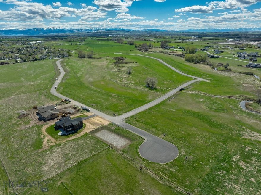 Welcome to Bridger Shadows, the newest community adjoining the popular Riverwood subdivisions, ideally located between Bozeman and Belgrade with a Bozeman address. This thoughtfully planned neighborhood offers 40 spacious homesites, ranging from 0.8 to 1.2 acres—providing the perfect blend of privacy, open space, and stunning Bridger Mountain views.
Enjoy the serenity of rural Montana while being just minutes from Bozeman Yellowstone International Airport, Costco, MSU, Bozeman Health, and downtown Bozeman’s historic Main Street. Whether you're after quiet countryside or quick access to top-tier amenities, Bridger Shadows delivers the best of both worlds.
Lots offer flexibility to build your dream home, with the option to add a detached shop or accessory building (with HOA/DRC approval)—ideal for customizing your space to suit your lifestyle.
**Builders and investors—ask about multiple lot discounts and opportunities to grow within this exceptional new community.