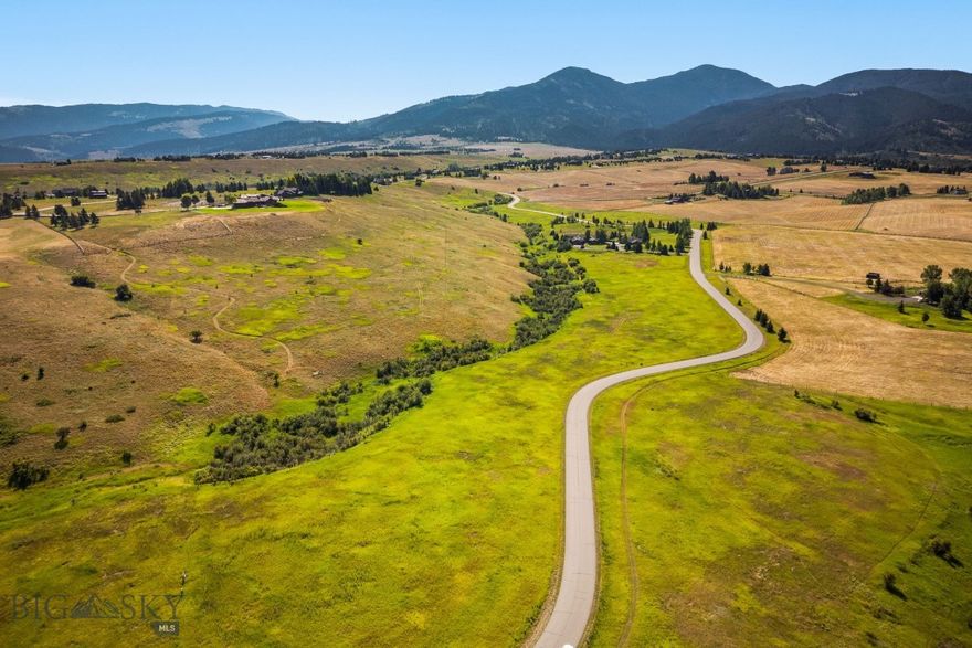 Discover a rare opportunity just minutes from Bozeman to own an exquisitely positioned 10-acre parcel with views of the Bridger Mountains and panoramic views across the Gallatin Valley. The lot is just a short drive to downtown Bozeman, the airport, and Montana State University, offering both wilderness serenity and urban amenities. This is your opportunity to own a slice of Gallatin Valley that delivers authentic Montana living—with flexibility, wilderness beauty, recreation on demand, and long-term value.  An abundance of wild life and hiking trails close by.  Build your dream home, an additional accessory dwelling, barn a shop..so many possibilities! No Covenants or HOA!