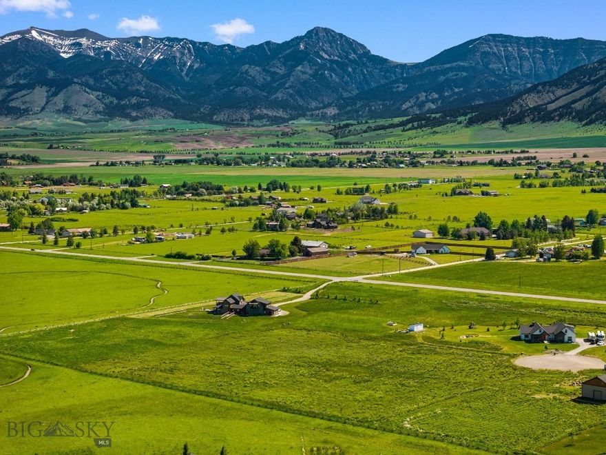 Discover your slice of Montana on this pristine 5.03-acre homesite just north of Bozeman. Located at the northwest corner of Springhill Road and Airport Road, this level lot offers panoramic views of surrounding meadows and mountain ranges — the perfect backdrop for your custom home or retreat.

Situated in a quiet, minor subdivision with light covenants, the property is ideally suited for rural residential use. Electricity and natural gas are already to the lot. Enjoy easy year-round access via paved and gravel roads, with just a short drive to Bozeman, Belgrade, and the airport.

Whether you're seeking wide open space, serene views, or proximity to town with room to roam, this parcel offers the ideal canvas to build your Montana dream.