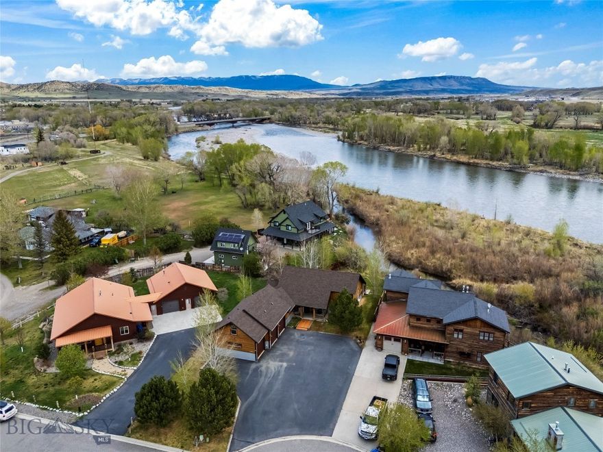 Located on a desirable cul-de-sac in Livingston, 213 Little Creek Bend is positioned at the confluence of Fleschman Creek and the Yellowstone River, offering close river proximity while remaining outside the 100 year floodplain. This home did not flood in 2022. It is offered turnkey, fully furnished and operates as a successful short-term rental accommodating up to 10 guests. Creek access allows for paddle boarding to and from the property and river. The boat ramp at Mayor’s Landing is within walking distance. Home features include multiple outdoor living areas with a large deck, creekside fire pit, and views of surrounding mountains. Interior finishes reflect a Montana style with comfortable gathering spaces. Suitable for use as an investment property, second home, or primary residence. Located approximately 75 minutes from Yellowstone National Park.