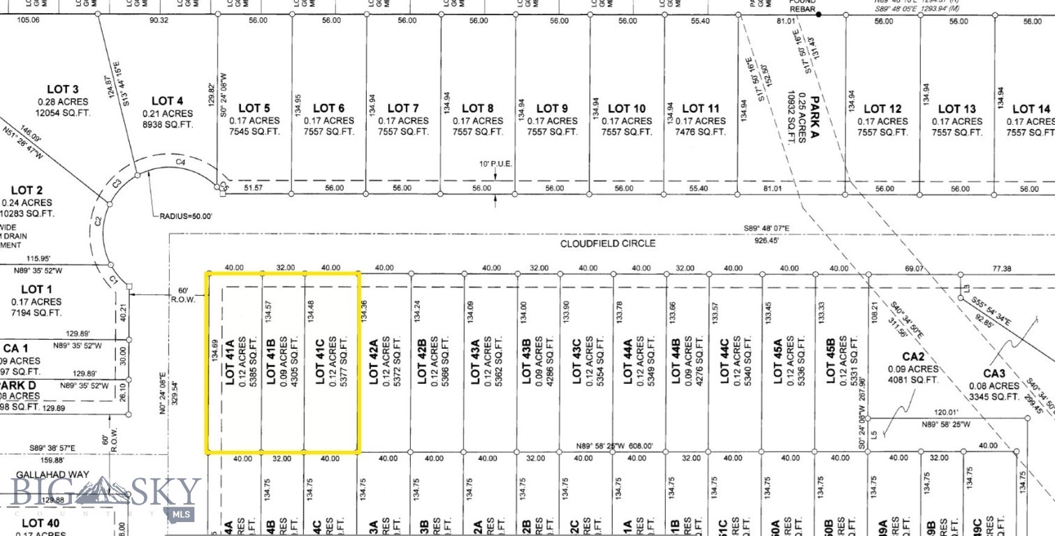 TBD Cloudfield (Lots 41A, 41B, 41C) Circle
