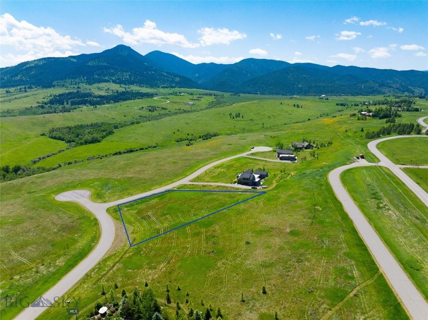 Rare 1-Acre Lot in Southeast Bozeman's Preserve at Aspen Springs. Welcome to one of just 9 homesites in The Preserve at Aspen Springs, a coveted small community on Bozeman's desirable south side. This exceptional 1-acre lot offers panoramic views of Mount Ellis, Frog Rock and the Gallatin and Madison Mountain Ranges. A 110-acre conservation easement directly in front of the lot guarantees forever protected views, wildlife, wildflowers and outdoor recreation with private walking trails and cross-country skiing trails. Enjoy the best of both worlds: secluded privacy and open space, all just minutes from Bozeman's top-rate schools, dining, shopping and amenities. With only 4 existing homes and several multi-lot owners, this low-density neighborhood ensures unmatched tranquility and natural beauty. A rare opportunity to build your dream home in one of Bozeman's most scenic and protected setting. Truly, one of Bozeman's last best lots!.