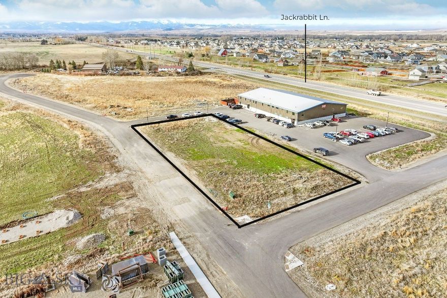 Highly Visible Corner Lot Available for Lease! Just over half an acre of prime land is available for lease in a high-traffic location just off Jackrabbit Ln between Belgrade and Four Corners. This corner lot boasts incredible visibility with a daily traffic count exceeding 18,200 vehicles on Jackrabit, making it perfect for a wide range of businesses. Long-term lease available. Don't miss out on this exceptional opportunity! Contact us today to schedule a showing.