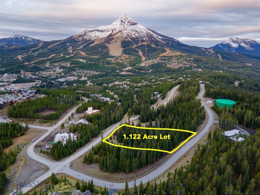 MAJESTIC CASCADE SUBDIVISION LOT, SOUTHERN EXPOSURE, 360 VIEWS OF LONE MOUNTAIN & SURROUNDING MOUNTAINS. SKIER ACCESSIBLE VIA CHAIRLIFT. Imagine building your Montana dream home with a panoramic view including Lone Mountain and the Big Sky Resort! This 1.12-acre homesite is just minutes from world -class downhill skiing, cross country skiing, miles of wilderness hiking & biking trails, near blue-ribbon trout fishing on the Gallatin River, golf courses, horseback riding-all the outdoor recreation offered in the Yellowstone Park ecosystem. Cascade homes enjoy privacy and peaceful surroundings, just minutes from Mountain Village for shopping, dining, and entertainment.