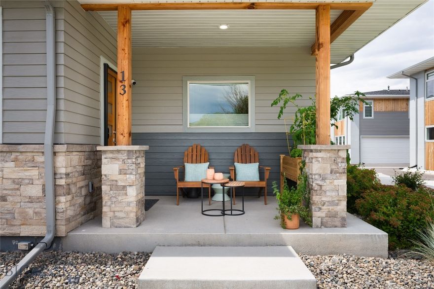 This is a sweet spot for a lock-and-leave option as the HOA takes care of everything for you. The condo is tucked into a well-landscaped area with an adjacent trail for walking your pet or strolling for a little exercise. This is an end unit offering more windows, a cozy living room with a gas fireplace, a convenient half bath, and a well-appointed kitchen on the main level, along with access to the 2-car garage. Upstairs, you'll find a primary ensuite with a spacious closet, a very nicely appointed bathroom with a shower, a laundry room, another bedroom, an office, and a full bathroom. This well-maintained condo is in an established neighborhood with mature landscaping, sidewalks and trails as well as good lighting. Close proximity to 19th for easy access to the hospital, Montana State University, shopping and services.