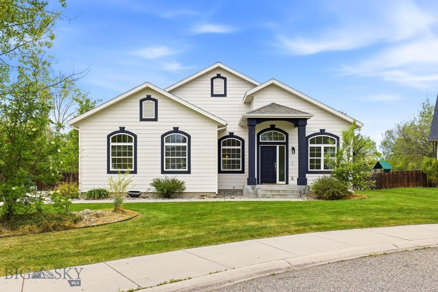 Nestled in the picturesque neighborhood of Elk Grove, this stunning single level home offers the perfect blend of peaceful cul-de-sac living and convenient access to town. Surrounded by wide open space with a true country feel, this spacious 3-bedroom, 2-bath residence is filled with charm and thoughtful design. Beautiful archways, striking pillars on both the front porch and back patio, and a cozy gas fireplace create a warm and inviting atmosphere throughout the home. The thoughtfully designed floor plan offers privacy and functionality, with the primary suite tucked away from the additional bedrooms and featuring a massive walk-in closet with built-in drawers and ample shelving, a luxurious steam shower, large soaking tub, and double vanity. On the opposite side of the home, two additional bedrooms and a full bathroom provide comfortable accommodations for family or guests. Step outside to a fully landscaped backyard complete with underground sprinklers and an irrigation system, making outdoor maintenance effortless and summer enjoyment a breeze. Elk Grove is more than a neighborhood, it’s a lifestyle, offering beautiful parks, a neighborhood pond and playground, scenic walking trails, and fun community events year round.