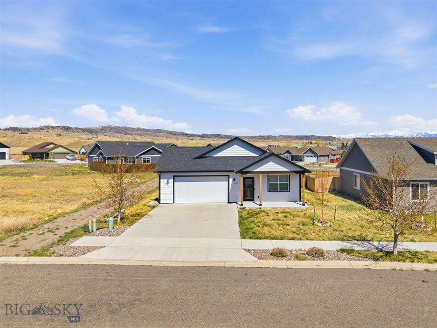 RARE PROPERTY HIKE DIRECTLY FROM THE HOUSE TO FLESHMAN CREEK TRAILS!! Discover the perfect blend of comfort and modern living in this stunning single-level home, featuring 3 spacious bedrooms and 2 stylish bathrooms on an expansive fully fenced in 9,200 SF lot. Built in 2018, the open floor plan is ideal for entertaining, highlighted by vaulted ceilings that create an airy atmosphere throughout the living room, kitchen, and dining area.

The gourmet kitchen boasts elegant quartz countertops and top-of-the-line stainless-steel appliances, including a gas range. Relax in the inviting living room, complete with a cozy corner gas fireplace and large windows that flood the space with natural light. Step outside through the patio doors to enjoy the covered patio and beautifully landscaped backyard, equipped with underground sprinklers.

The master suite is a true retreat, featuring a generous walk-in closet, dual sinks, a tile shower, and a separate toilet closet for added privacy. Two additional bedrooms, a full bath, and a convenient laundry room complete the layout. Benefit from dual covered patios—one at the front and another accessible from the living room—perfect for outdoor gatherings.

With an attached two-car garage featuring keyless entry and proximity to an open field and trail system, this home is both practical and picturesque. Plus, enjoy the added advantage of solar energy. Don’t miss the chance to make this exceptional property your new home!