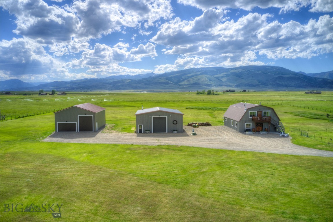 REDUCED $250,000!! Bring all offers! Best views in Paradise Valley! Located 20 miles S of Livingston, MT; 30 miles N of Yellowstone National Park; and 2 miles from Yellowstone River. Magnificent views of the Absaroka and Bridger Mountain Ranges. Convenient to Chico Hot Springs, Sage Lodge, and the Historic Old Saloon. This area has been ranked one of the most sought-after places to live in America! Love to fish, hike, kayak, or hunt? Endless opportunity to enjoy the most pristine wilderness areas Montana has to offer. This versatile 3400 square foot property has numerous high-end finishes and lends itself to multiple uses. This amazing property is capable of functioning as two separate stand-alone units, each with its own kitchen, living room, bedrooms, bathrooms, laundry facilities, and separated entrances. Fully fenced for horses! Fenced 3/4 acre area for your dogs. Two large buildings (40 x 46 and 34 x 48) allow you to bring all your toys! Both are heated with electricity and concrete floors. Whole house backup generator. RV hookups with large gravel parking areas. Mill Creek Water Rights. This is truly Paradise! Owner/Agent.