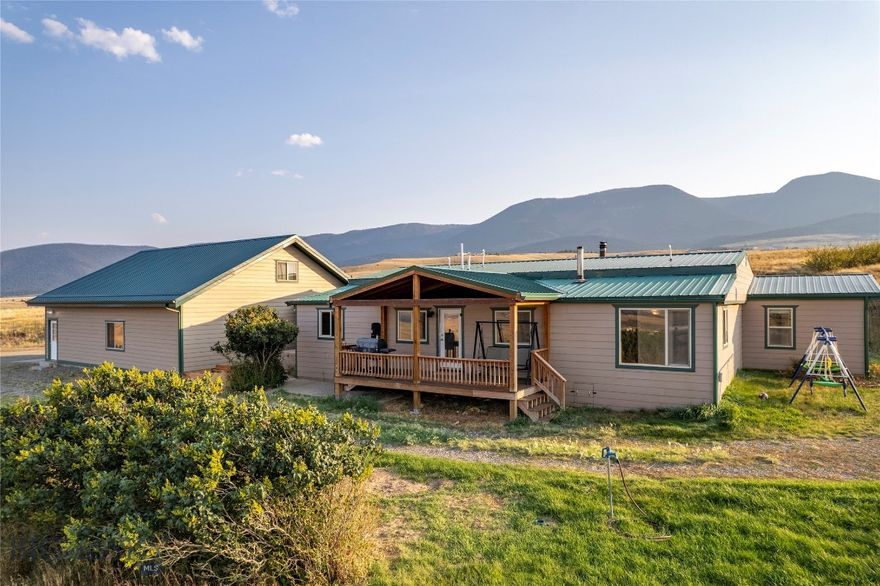 Looking for more space, privacy, and the chance to make a property truly your own? 32 Prairie Dog Road offers just that. Located on 10.985 acres with sweeping views of Livingston and the Crazy Mountains, this property offers the space and privacy so many buyers are seeking. 
The home itself is ready for a refresh and awaits your vision. With multiple bedrooms and an open layout, there’s plenty of square footage to work with. The oversized 35’x40’ garage with loft above was built in 2014 and provides ample room for vehicles, storage, or even a future workshop or studio. Outside, the acreage provides room for animals, gardens, or simply enjoying the quiet and privacy of Montana living.
Bring your vision and make this property into the Montana retreat you’ve been dreaming of.